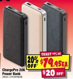 JB Hi-Fi ChargePro 20K Power Bank offer