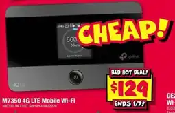 JB Hi-Fi M7350 4G LTE Mobile Wi-Fi offer