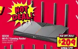 JB Hi-Fi GE230 WI-FI 7 Gaming Router offer