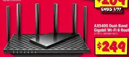 JB Hi-Fi AX5400 Dual-Band Gigabit Wi-Fi 6 Router offer