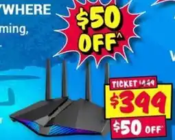 JB Hi-Fi DSL-AX82U AX5400 Wi-Fi 6 Modem Router offer