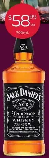 Porters Jack Daniel's Old Number 7 Whiskey offer