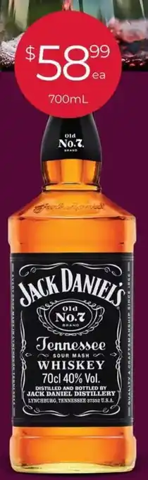 Porters Jack Daniel's Old Number 7 Whiskey offer