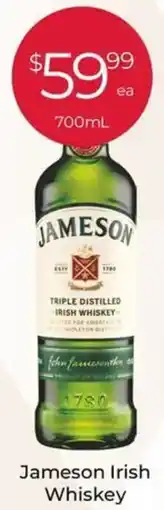 Porters Jameson Irish Whiskey offer