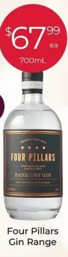 Porters Four Pillars Gin Range offer