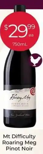 Porters Mt Difficulty Roaring Meg Pinot Noir offer