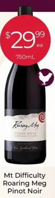 Porters Mt Difficulty Roaring Meg Pinot Noir offer