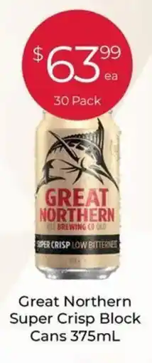Porters Great Northern Super Crisp Block Cans offer