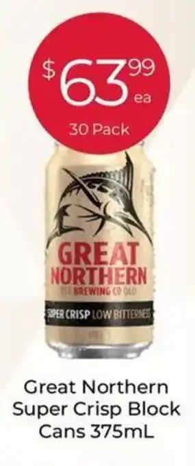 Porters Great Northern Super Crisp Block Cans offer