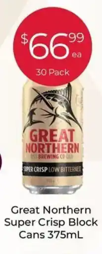 Porters Great Northern Super Crisp Block Cans offer