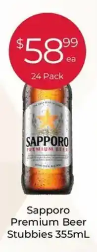 Porters Sapporo Premium Beer Stubbies offer