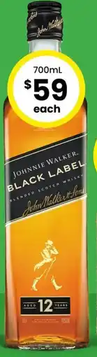 The Bottle O Johnnie Walker Black Label Whisky offer