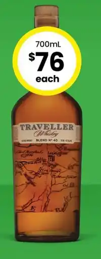 The Bottle O Traveller whiskey offer