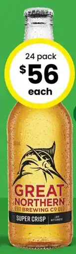 The Bottle O Great Northern Super Crisp Stubbies offer