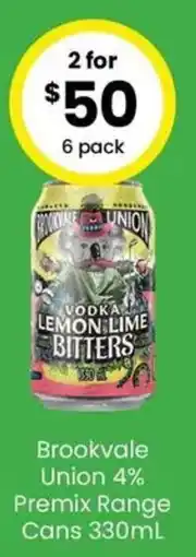 The Bottle O Brookvale Union 4% Premix Range Cans offer