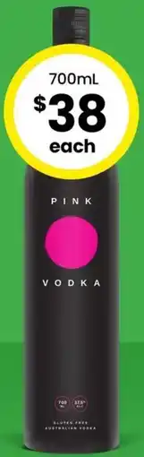 The Bottle O Pink Dot Vodka offer