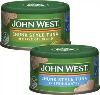 Coles John West Tuna offer