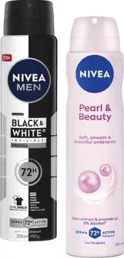 Coles Nivea Antiperspirant Aerosol Deodorant offer
