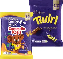 Coles Cadbury Sharepack-180g offer