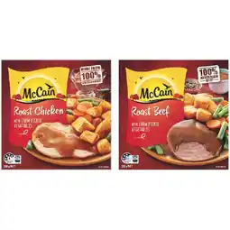 Woolworths McCain Plated Dinner – From the Freezer offer