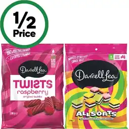 Woolworths Darrell Lea Liquorice Twists, Batch 37 or All Sorts 220-280g offer