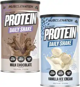Coles Muscle Nation Protein Daily Shake Powder offer