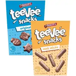 Woolworths Arnott’s Tee Vee Snacks offer