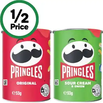 Woolworths Pringles Potato Chips offer