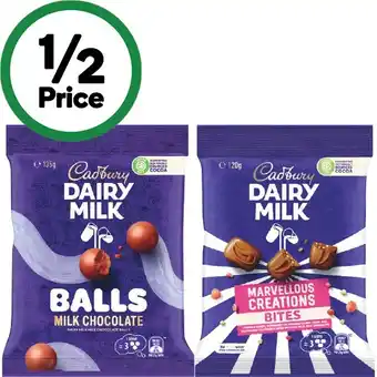 Woolworths Cadbury Chocolate Bites offer