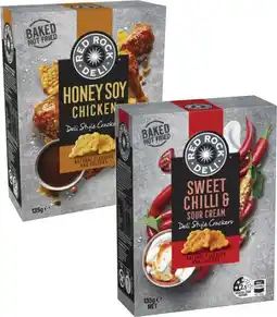 Coles Red Rock Deli Style Crackers offer