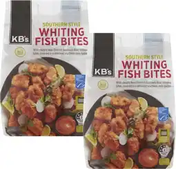 Coles KB's Whiting Battered Fish Bites offer