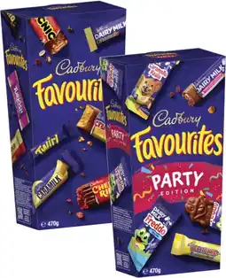 Coles Cadbury Favourites offer