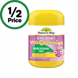 Woolworths Nature’s Way Kids Smart Vita Gummies Multivitamin offer