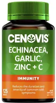 Coles Cenovis Echinacea, Garlic, Zinc + C Tablets offer