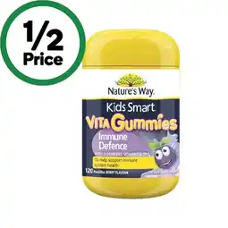 Woolworths Nature’s Way Kids Smart Vita Gummies Immune Defence offer