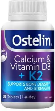 Coles Ostelin Calcium & Vitamin D3 + K2 Tablets offer