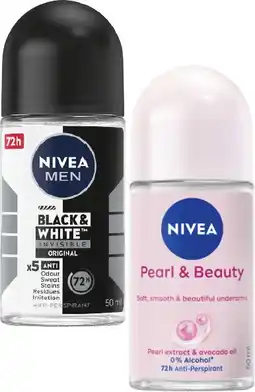 Coles Nivea Antiperspirant Roll On Deodorant offer