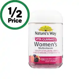 Woolworths Nature’s Way Adult Vita Gummies Women’s Multivitamin offer