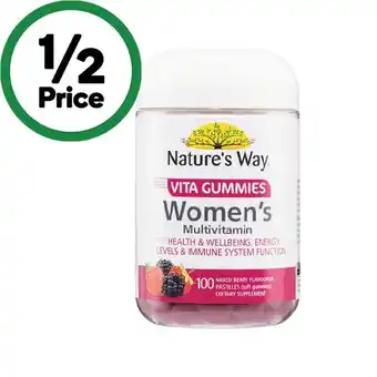 Woolworths Nature’s Way Adult Vita Gummies Women’s Multivitamin offer