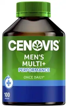 Coles Cenovis Once Daily Men's Multi+ Performance Capsules offer