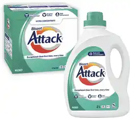 Coles Biozet Attack Regular Laundry Liquid 2 Litre or Powder 2kg offer