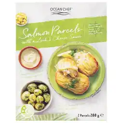 Woolworths Ocean Chef Salmon Parcels with a Leek & Cheese Sauce β From the Freezer offer