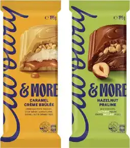 Coles Cadbury & More Block Chocolate offer