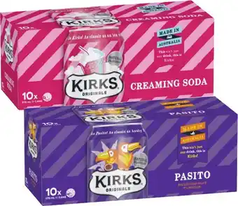 Coles Kirks Soft Drink offer