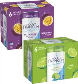 Coles Mt Franklin Lightly Sparkling Water offer