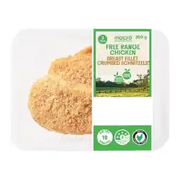 Woolworths Macro Free Range Australian Chicken Schnitzel – From the Meat Dept offer