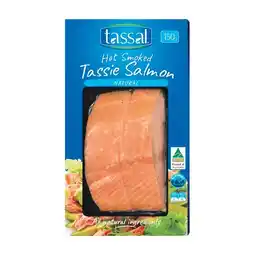 Woolworths Tassal Hot Smoked Tassie Salmon Natural – From the Seafood Fridge offer