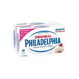 Woolworths Philadelphia Original Cream Cheese Twin Block – From the Fridge offer