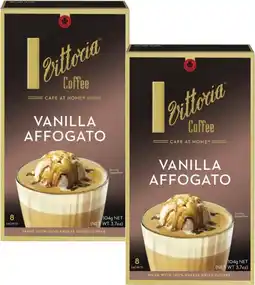 Coles NEW Vittoria Vanilla Affogato Coffee Sachets offer