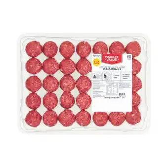 Woolworths Market Value Meatballs offer